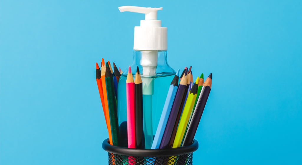 lapices, dosificador gel